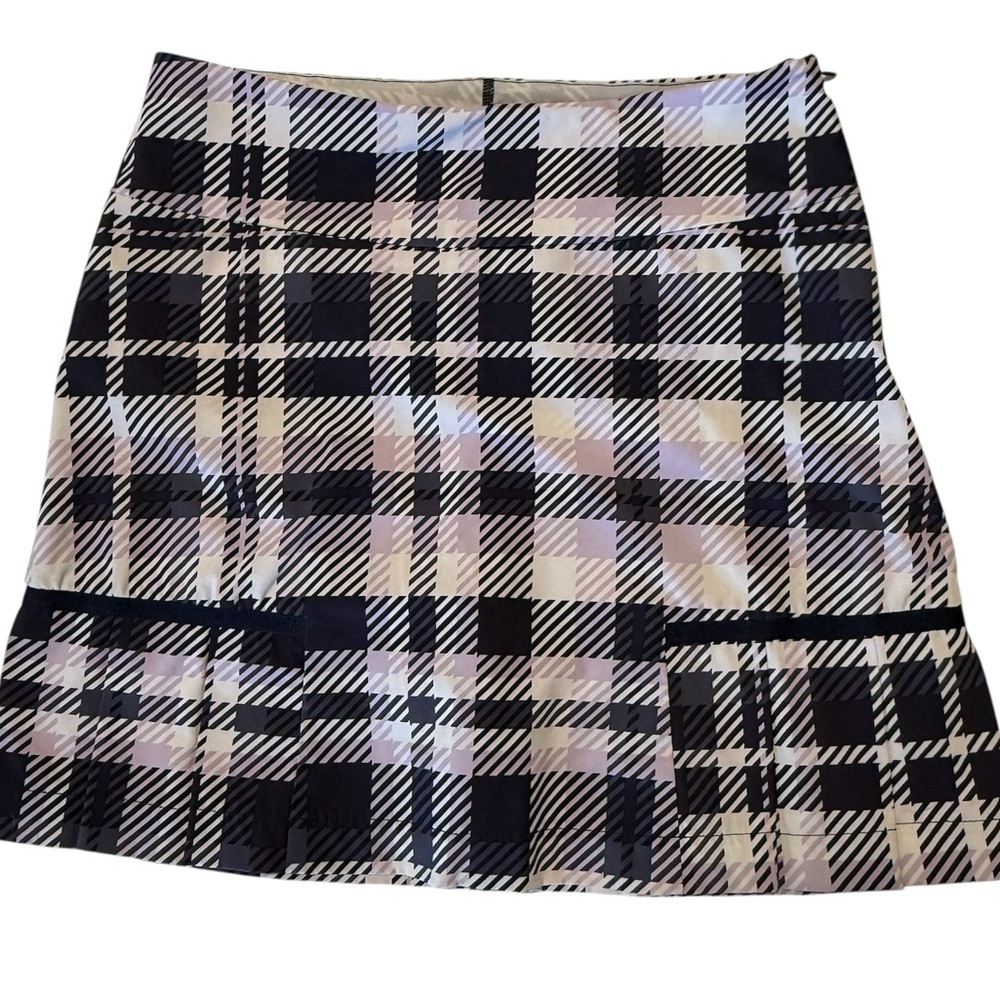 Golftini Plaid Skort Size 0 Sail Away
